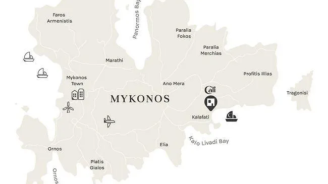 ホテル Cali Mykonos